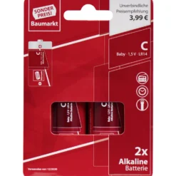 Sonderpreis Baumarkt Batterien C Baby 2 Stück