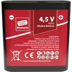 Sonderpreis Baumarkt Flachbatterie 3LR12 4,5V