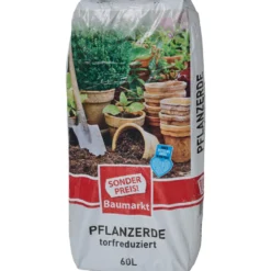 Sonderpreis Baumarkt Pflanzerde 60 Liter im Sack
