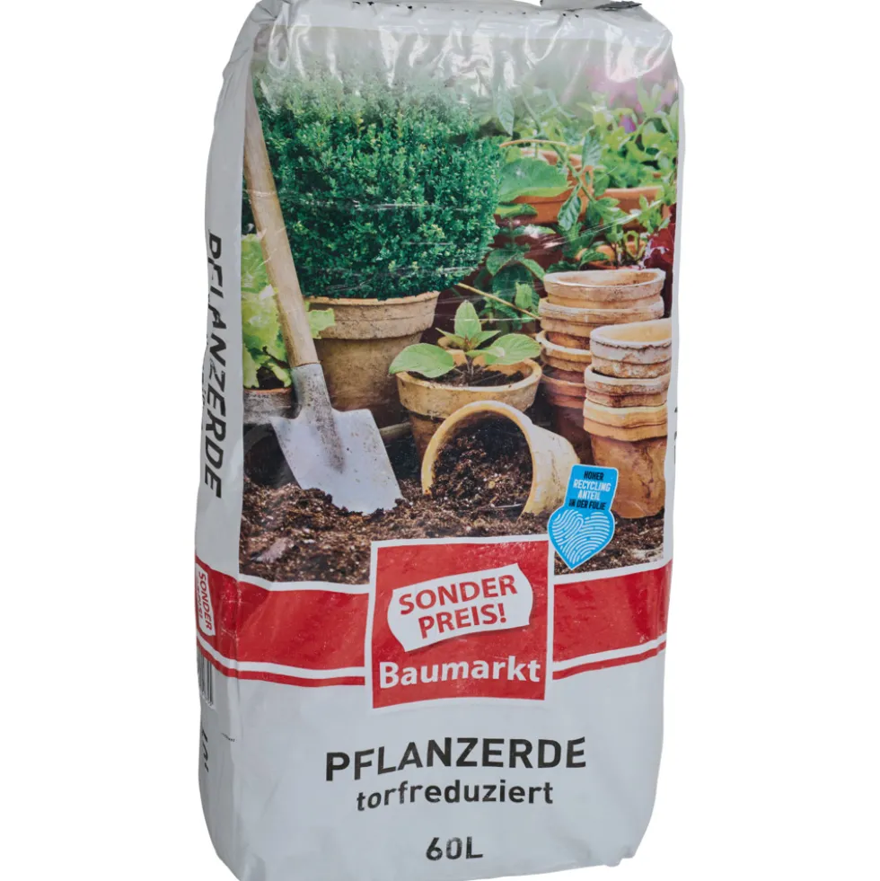 Sonderpreis Baumarkt Pflanzerde 60 Liter im Sack