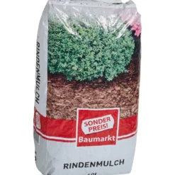 Sonderpreis Baumarkt Rindenmulch 60 Liter aus 100% Nadelholzrinde