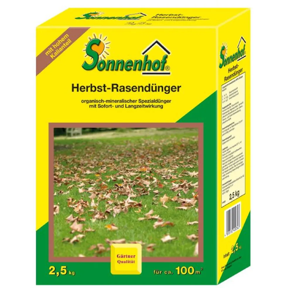 Sonnenhof Herbst-Rasendünger 2,5 kg