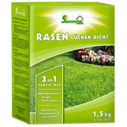Sonnenhof Rasen-Lücken-Dicht 3in1 Fertig Mix 1,5 kg