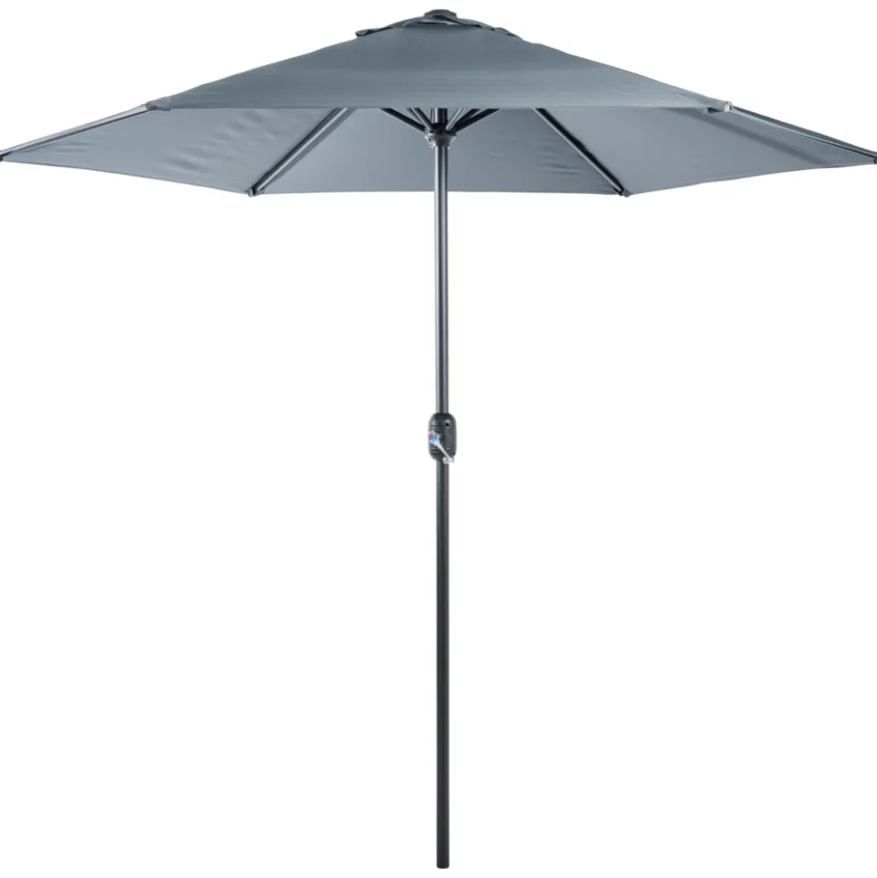 Sonnenschirm Ø 2,5 m anthrazit mit Kurbel - B-Ware