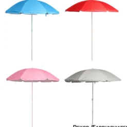 Sonnenschirm mit Knickfunktion Nylon Ø 180 cm Farbauswahl
