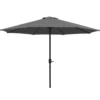 Sonnenschirm mit Knickfunktion Ø 300 cm grau