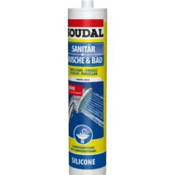 Soudal Dusche & Bad Silikon weiss