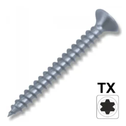 Spanplattenschraube 4,0 x 40 mm A2 IVZ T-Profil TX Senkkopf Vollgewinde