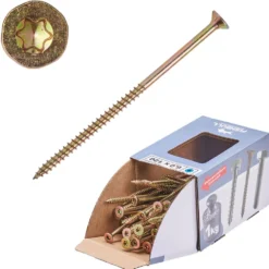 Spanplattenschraube 6,0x120 mm IVZ 1kg FISHBULL-Pack Senkkopf Teilgewinde