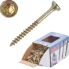 Spanplattenschraube 4,0x40 mm IVZ 1kg FISHBULL-Pack Senkkopf Teilgewinde