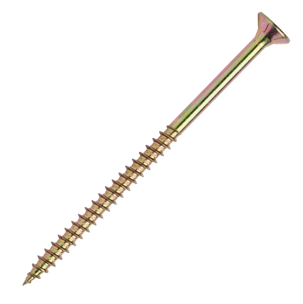 Spanplattenschraube 6,0x100 mm IVZ 1kg FISHBULL-Pack Senkkopf Teilgewinde