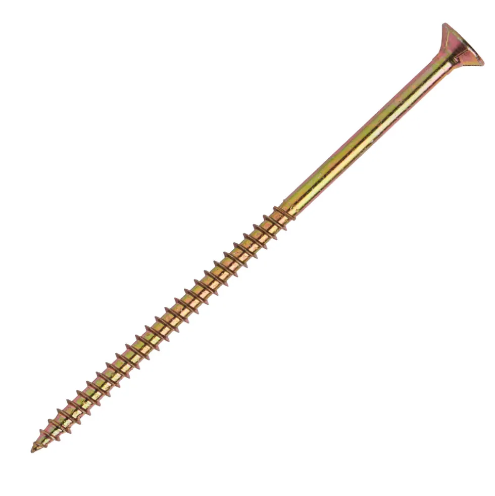 Spanplattenschraube 5,0 x 100 mmPZ 1kg FISHBULL-Pack Senkkopf Teilgewinde Kreuzschlitz