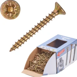Spanplattenschraube 4,0 x 35mm PZ 1kg FISHBULL-Pack Senkkopf Vollgewinde Kreuzschlitz