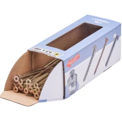 Spanplattenschraube 6,0x180 mm PZ 1kg FISHBULL-Pack Senkkopf Teilgewinde Kreuzschlitz