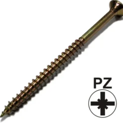 Spanplattenschraube 4,5x40 PZ Senkkopf Teilgewinde