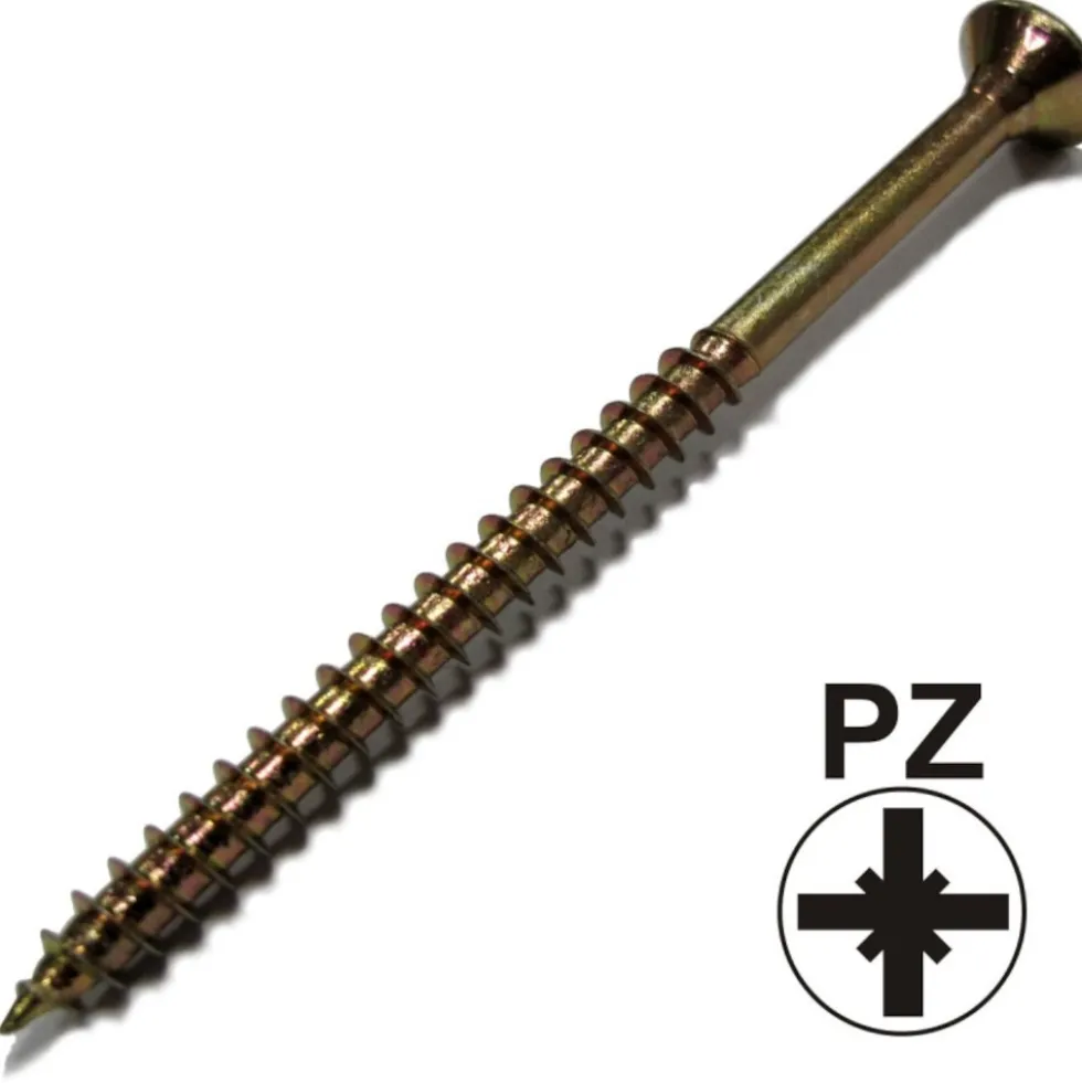 Spanplattenschraube 4,5x40 PZ Senkkopf Teilgewinde