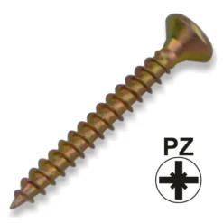 Spanplattenschraube 3,0 x 16 Senkkopf Vollgewinde PZ