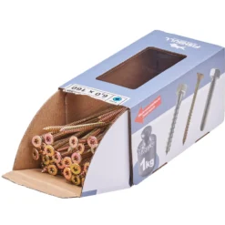 Spanplattenschraube 6,0 x 160 Senkkopf Teilgewinde IVZ 1 kg