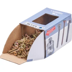 Spanplattenschraube 6,0 x 40 Senkkopf Teilgewinde IVZ 1 kg