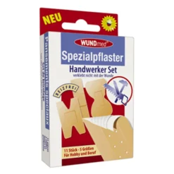 Spezialpflaster Handwerker Set 11-teilig reizfrei