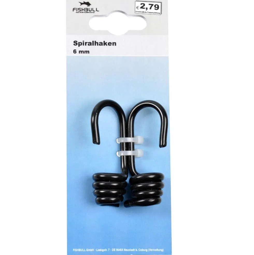 Spiralhaken 6 mm 2 Stück
