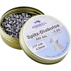 Spitz-Diabolo 4,5 mm 500 Stück Cal.177 Luftgewehr-Munition