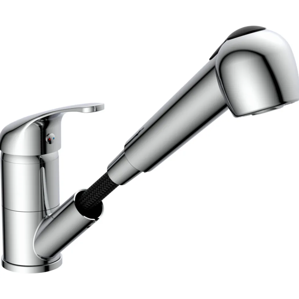Spültischarmatur Grande Vita Classic ausziehbar Stand 3/8" chrom