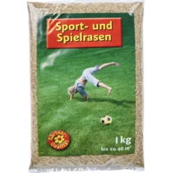 Sport- und Spielrasen Rasensamen 1 kg für bis 40 m²