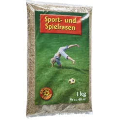 Sport- und Spielrasen Rasensamen 1 kg für bis 40 m²