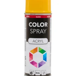 Spraylack glänzend RAL 1003 Signalgelb