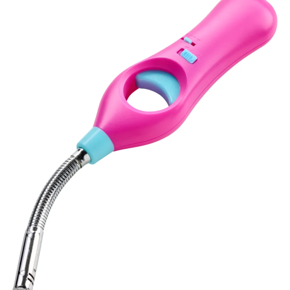 Stabfeuerzeug flexibler Hals 25 cm, sortiert