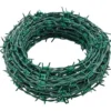 Stacheldraht 2,8 mm x 25 m aus grünem Stahl