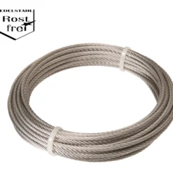Stahldrahtseil 10 m, Ø 2 mm, Edelstahl