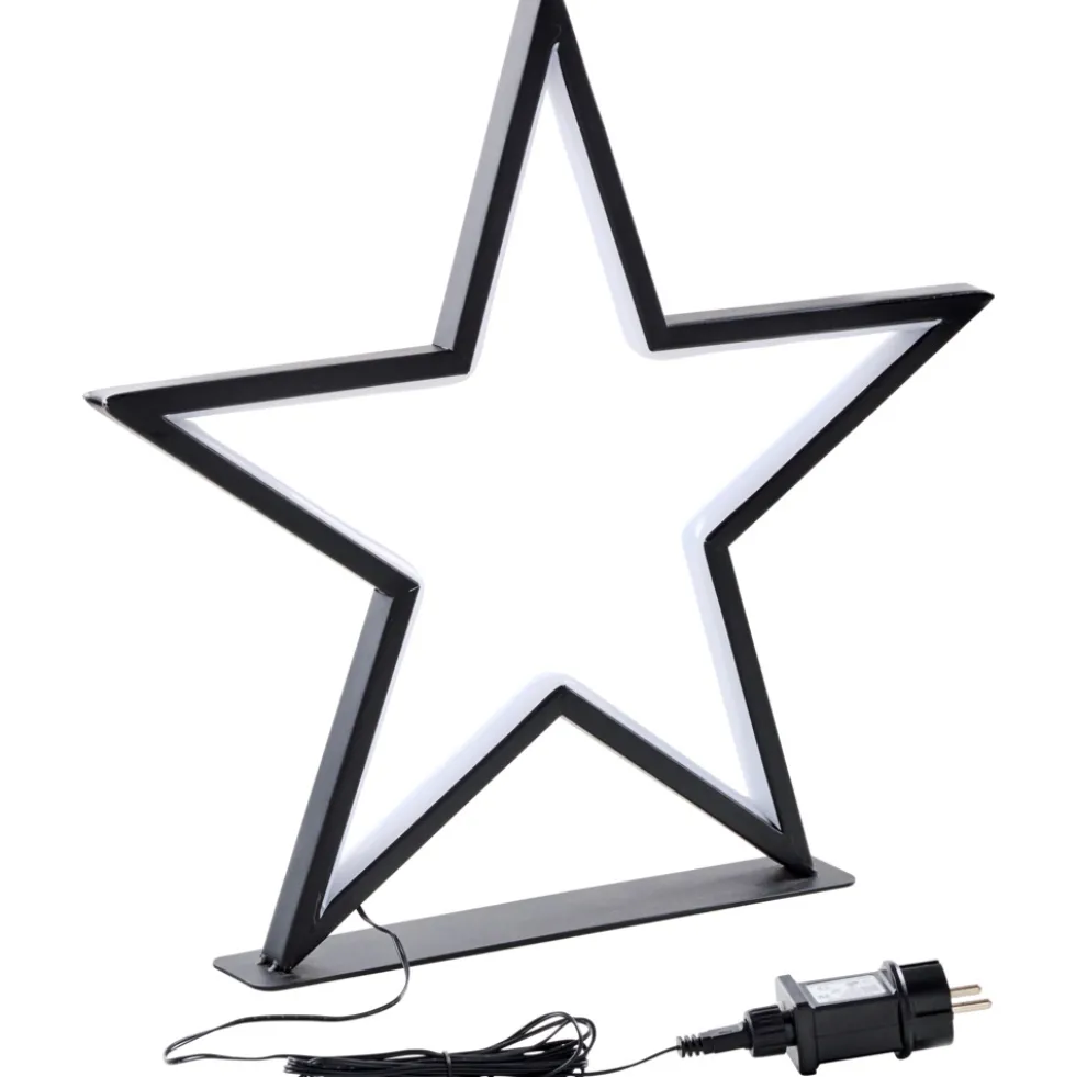 Standdeko LED-Stern 47,5 cm stehend mit 210 LEDs