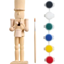 Standdeko Nussknacker 16 cm bemalbar