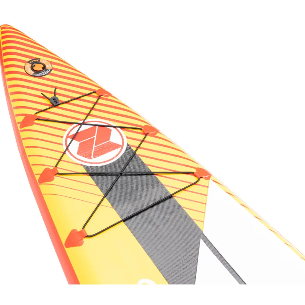 Stand-up-Paddleboard-Set Carbon in Orange mit Zubehör - B-Ware