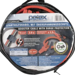 Starthilfekabel Benzinmotoren, 3 m x 16 mm², Überspannungsschutz