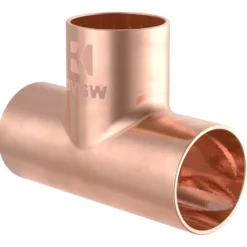 10 Stück Kupfer-Lötfitting T-Stück 15 mm im Vorratspack