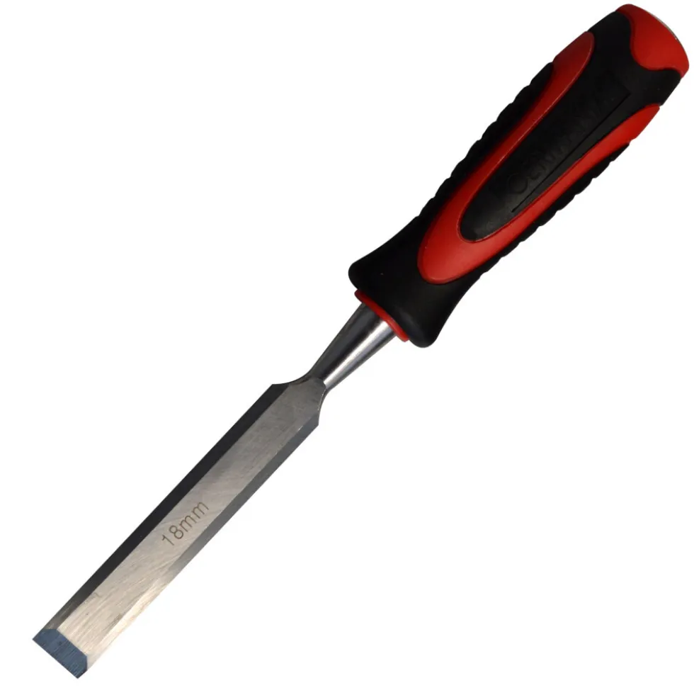 Stechbeitel mit geschliffener Klinge und Kunststoffgriff, 18 mm