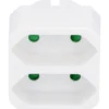 Steckdosenadapter 2-fach für innen weiß