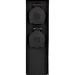 Steckdosensäule Kunststoff 2-fach IP44
