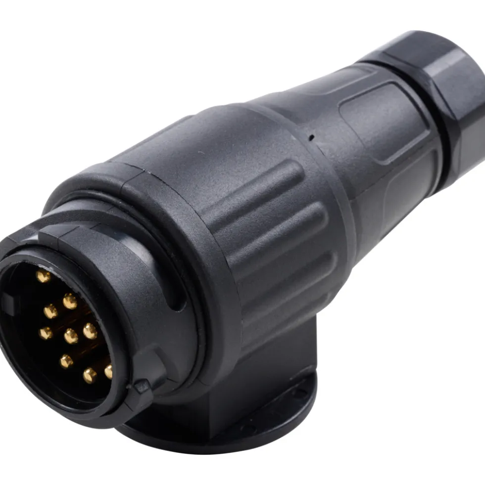 Stecker 13-polig 12V aus Kunststoff für PKW-Anhänger