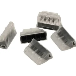 Steckklemme 5-polig 0,5-2,5 mm² 5 Stück grau