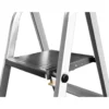 Stehleiter 3-stufig aus Aluminium mit 60 cm Haltebügel
