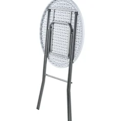 Stehtisch klappbar Ø 80 x 110 cm mit Metallgestell