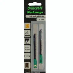 Stichsägeblätter 75 mm HCS Kurven mit U-Schaft 2 Stück