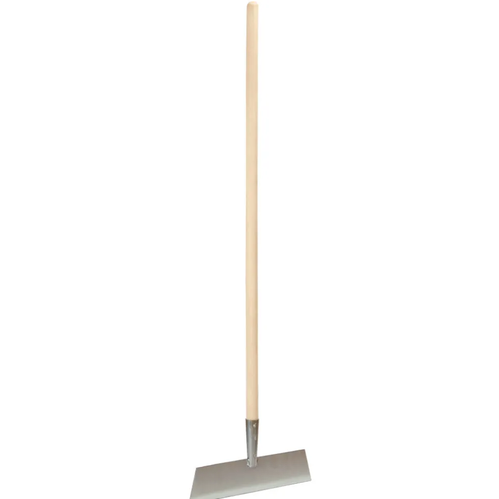 Stoßscharre 33 cm Aluminium mit Holzstiel 108 cm