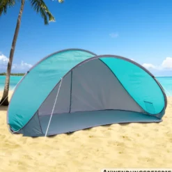 Strandmuschel Pop-Up 210 x 110 x 90 cm