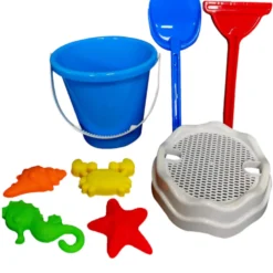Strandspielzeug Set 5-teilig aus Kunststoff für Strand oder Sandkasten