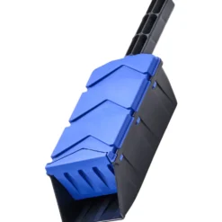 Streusalz Schaufel blau/schwarz aus Kunststoff